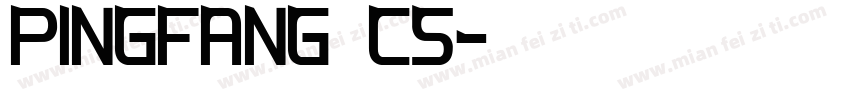 pingfang cs字体转换